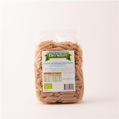 Bio Nature Organic Wholemeal Pasta Penne 500g