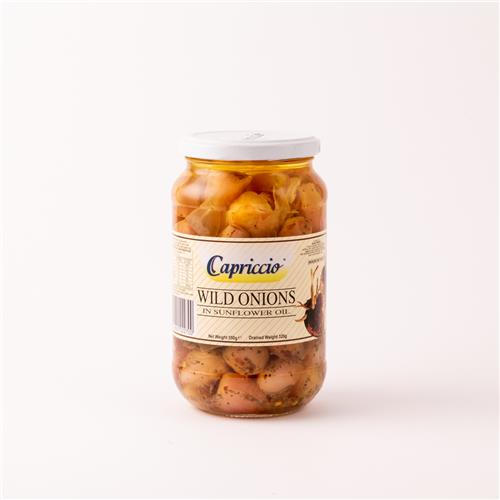 Capriccio Wild Onions in Sunflower Oil 550g