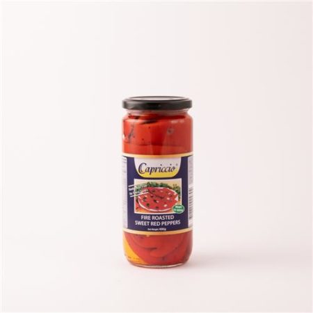 Capriccio Fire Roasted Sweet Red Peppers 450g