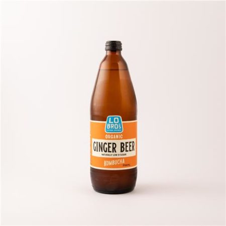 Lo Bros Organic Ginger Beer Kombucha 750ml
