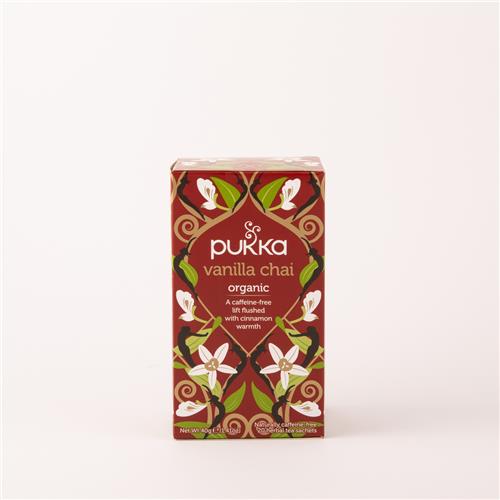 Pukka Vanilla Chai Tea Organic 20 Tea Sachets