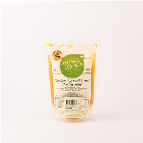 Marisa's Kitchen Chicken vegetable and Barley Soup 500ml