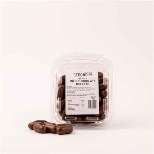 Second Ave Milk Chocolate Bullets 200g