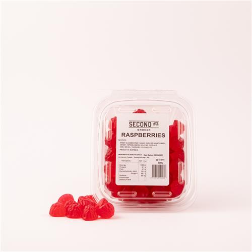 Second Ave Raspberries 200g