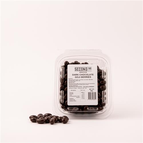 Second Ave Dark Chocolate Goji Berries 200g
