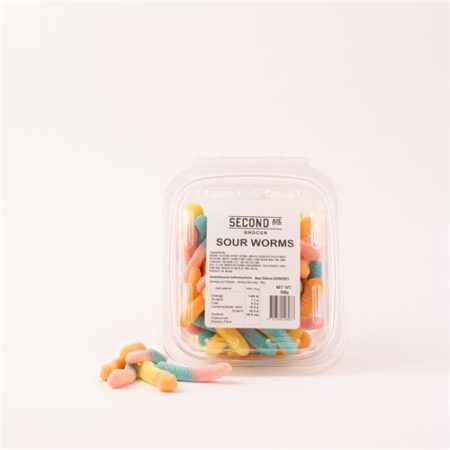 Second Ave Sour Worms 200g