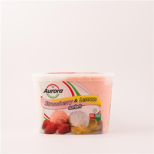 Aurora Strawberry & Lemon Sorbet 2L
