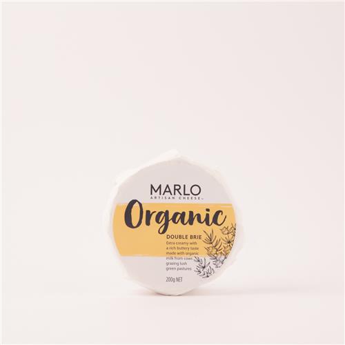 Marlo Organic Double Brie 200g