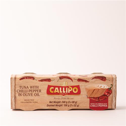 Callipo Tuna in Chilli Olive Oil 3 x 80g