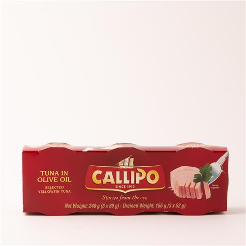 Callipo Tuna in Olive Oil 3 x 80g