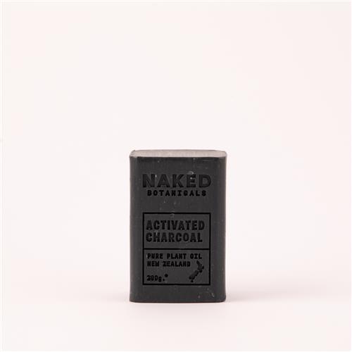 Naked Botanicals Activated Charcoal Soap 200g