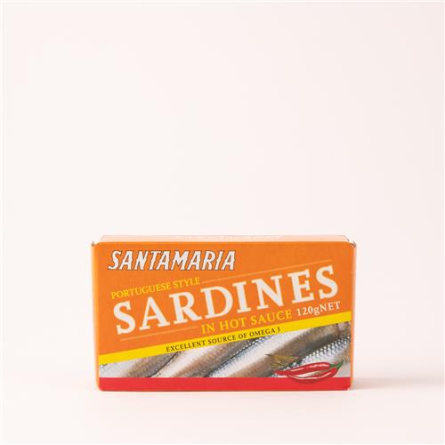 Santamaria Sardines in Hot Sauce 120g