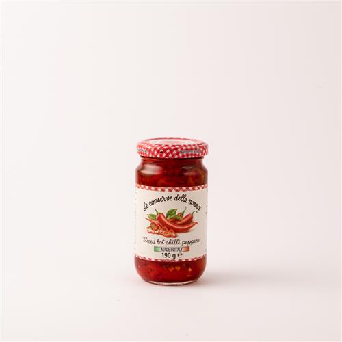 Le Conserve Della Nonna Sliced Hot Chilli Peppers 190g