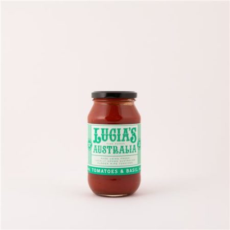 Lucia's Tomatoes & Basil Sauce 490g